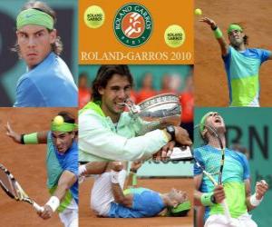 Puzzle Rafael Nadal Roland Garros πρωταθλητής 2010